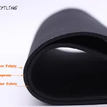 SRB Неопреновая Ткань Водонепроницаемая ветронепроницаемая Неопреновая ткань для дайвинга Антивибрационная защита от электрического удара 0,5 ярдов