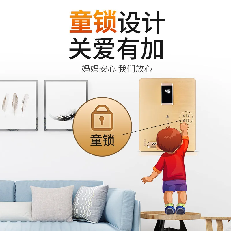 Wall-mounted water dispenser Pure water machine 3 second speed heat Energy saving Power failure protection Warm hot Wall-mounted water dispenser Pure water machine 3 second speed heat Energy saving Power failure protection Warm hot