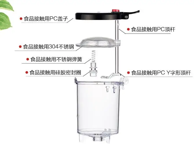 Günstige TP 757 Kamjove Kunst Tee Tasse * Becher   Tee Topf 700 ml Glas Gongfu Teekanne Maker Presse Puer Tee Krawatte guan Yin Grüner Tee