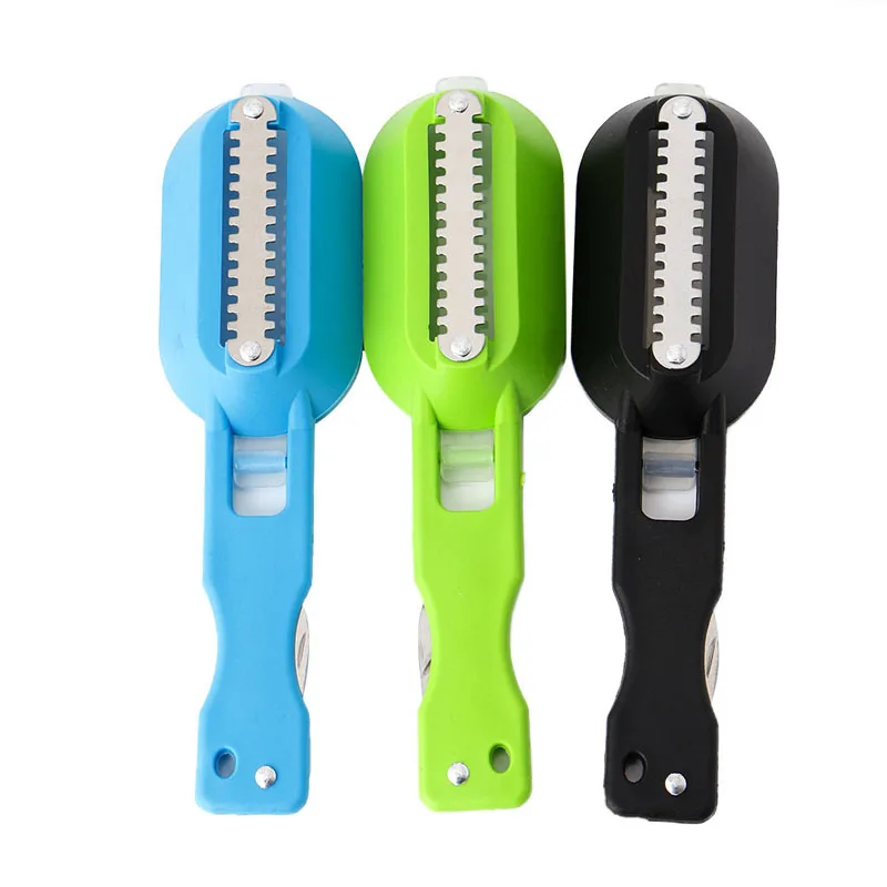 

Multifunction Fast Cleaning Fish Skin Steel Plastic Fish Scale Remover Scaler Scraper Cleaner Kitchenware Tool Peeler R Dropship