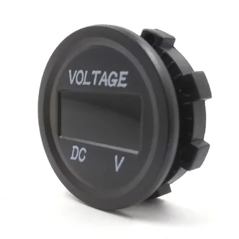 

2019 Led Display Waterproof Motorcycle Voltmeter Gauge Voltage Meter Led Digital Voltmeter For Motorcycle Car DC 12V-24V New