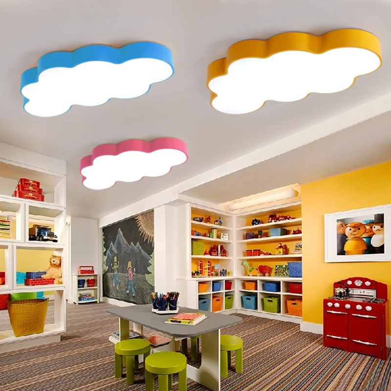  LED Cloud Ceiling Lights iron Lampshade Ceiling Lamp kids light lamp children Baby bedroom light fi - 32888825370