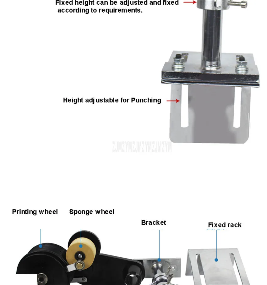 Best Production Line Expiry Date Printer Roller Ink Printer Production Date Printing Machine Letterpress Coder Fixed Stamping Roller 5