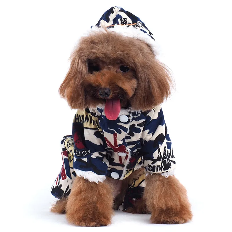2016 الجديدة الشتاء كلب الملابس جيدة الدافئة الخريف والشتاء معطف الملابس القطنية الناعمة XS-XXL pet 2016 الجديدة الشتاء كلب الملابس جيدة الدافئة الخريف والشتاء معطف الملابس القطنية الناعمة XS-XXL pet