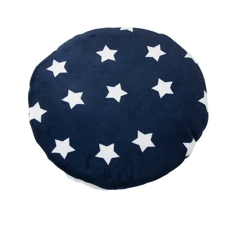 Round Pet Puppy Kennel Soft Warm Non Sticky Hair Cats Sleeping Rest Cushion FP8
