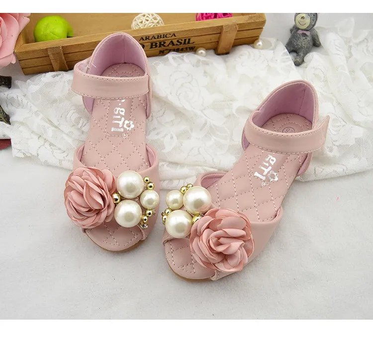 Детская обувь из натуральной кожи для девочек; летние сандалии для девочек; кожаная обувь принцессы для детей; сандалии для девочек; кожаная обувь; 330-48