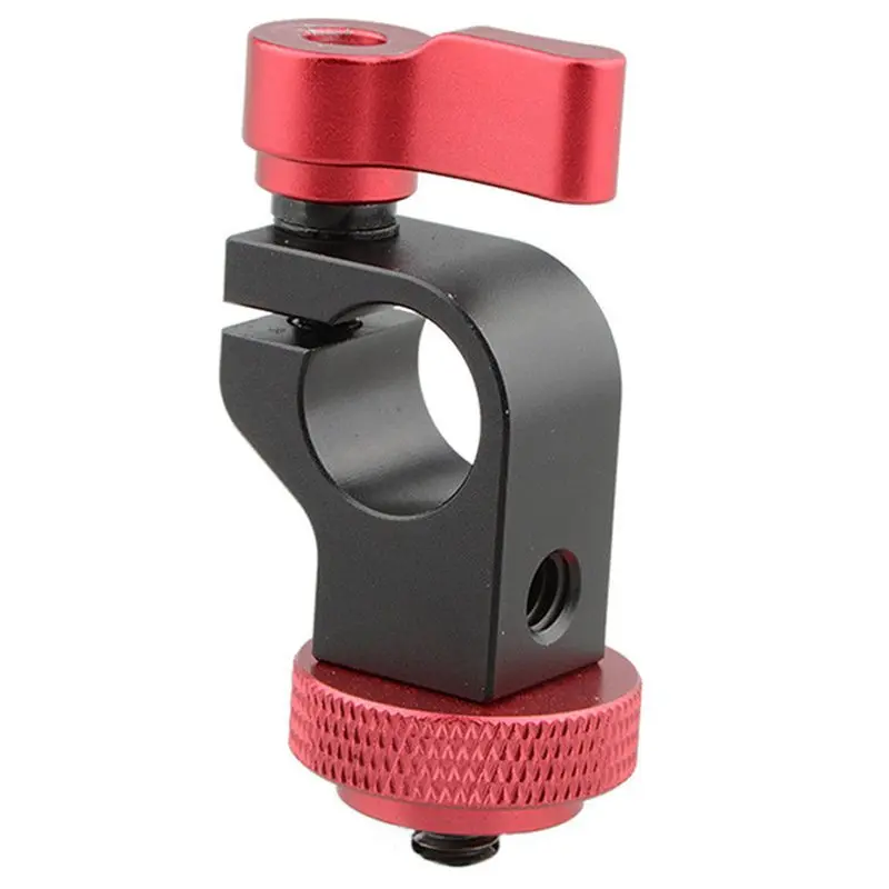 

Single Hole 15Mm Rod Clamp W/ 1/4 Inch-20 Thread Screw For Dslr Camera
