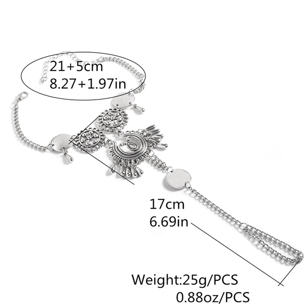 Женские Ретро Бохо босиком сандалии пляж ножной браслет ноги цепи ювелирные изделия лодыжки браслет