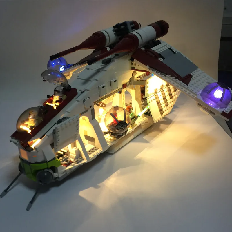 

LED Light Kit For 75021 And 05041 The Republic Gunship DIY Toys Set (Not Included Building Blocks)