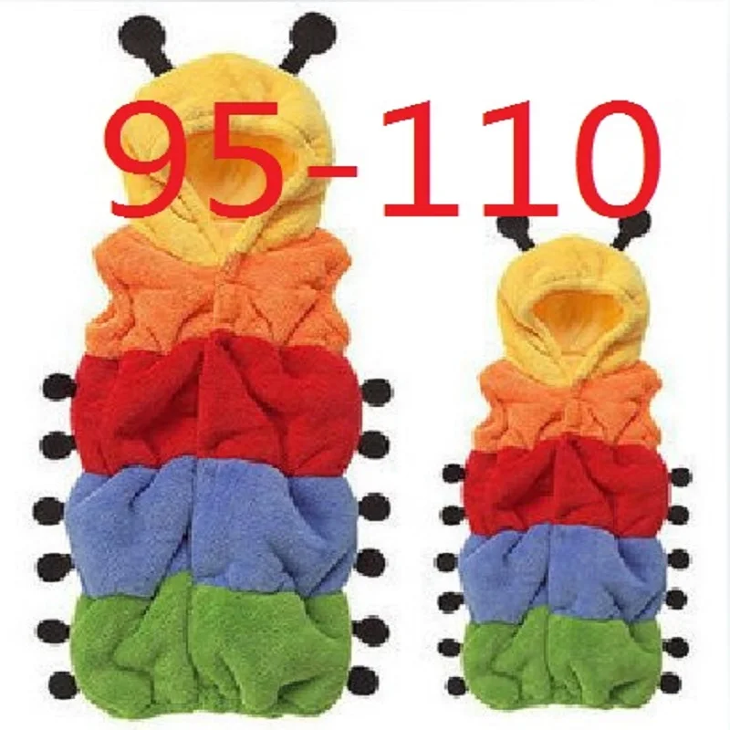 

Hooyi Worm Baby Sleeping Bag Newborn wrap envelope Children baby cocoon Rainbow Cute Sleep sack Bedding