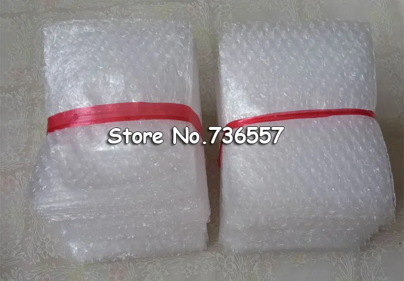 100x200 мм воздушно-пузырчатой упаковочной пленкой Обёрточная бумага мешки Жара-запечатывание упаковочные тюбики из ПЭ почтовая упаковка посылка