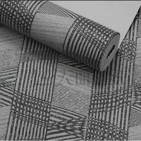 

New modern geometric stripe background wallpaper Living room bedroom decorative wallpaper Non-woven wallpaper roll