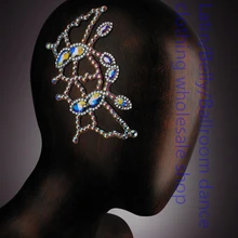 Новое поступление латинские танцевальные аксессуары ожерелья для танцев Senior Stones танцевальные головные уборы женские латинские головной убор для танца DXSP0140009