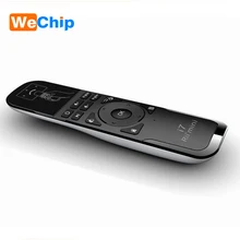 WeChip Rii i7 мини USB беспроводная лазерная Летающая воздушная мышь 2,4G пульт дистанционного управления Встроенный 6 осей для Smart tv/Android tv Box датчик движения геймера