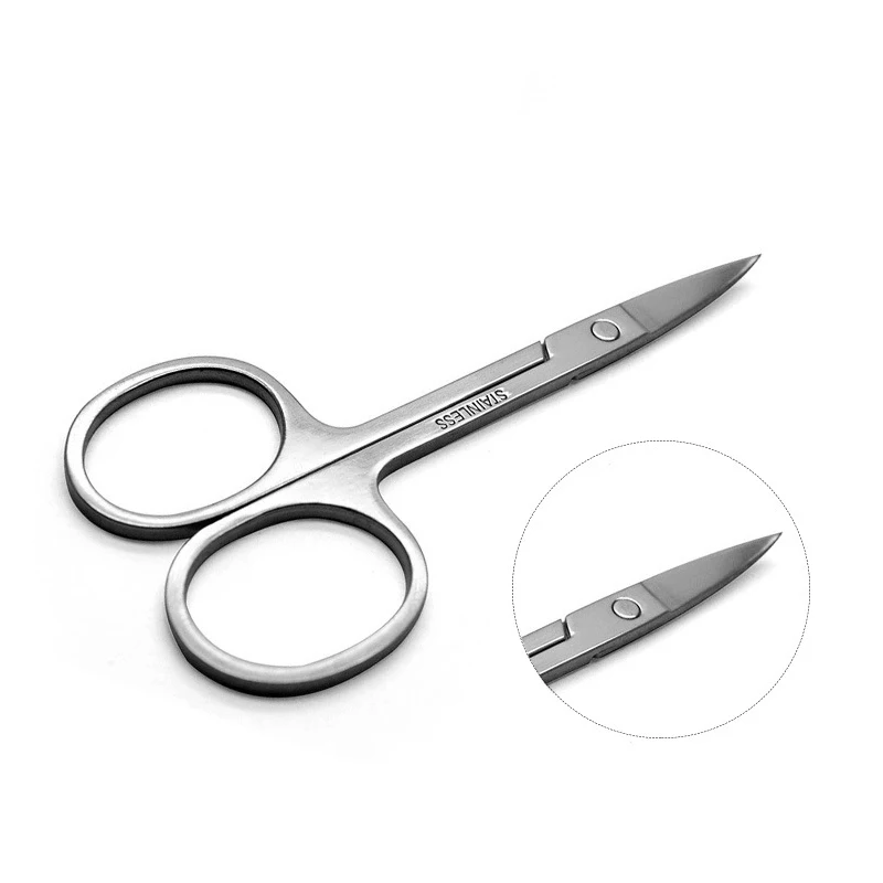 

1Pcs Cuticle Cutter Stainless Steel Dead Skin Remover Pedicure Scissors Nail Tool Eyebrow Small scissors