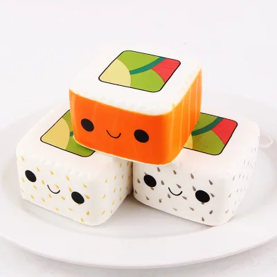 

Simulated square sushi slow rebound toys Decor Toy