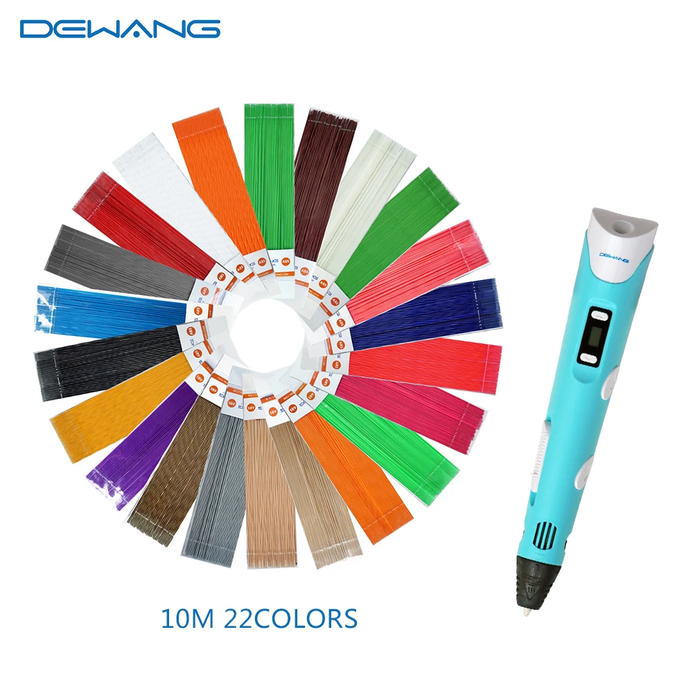 

2015 New Arrival Hot Sale The World's First & Best custom imprinted pens with 20 Color 10M Linear PLA Filament Free Shipping