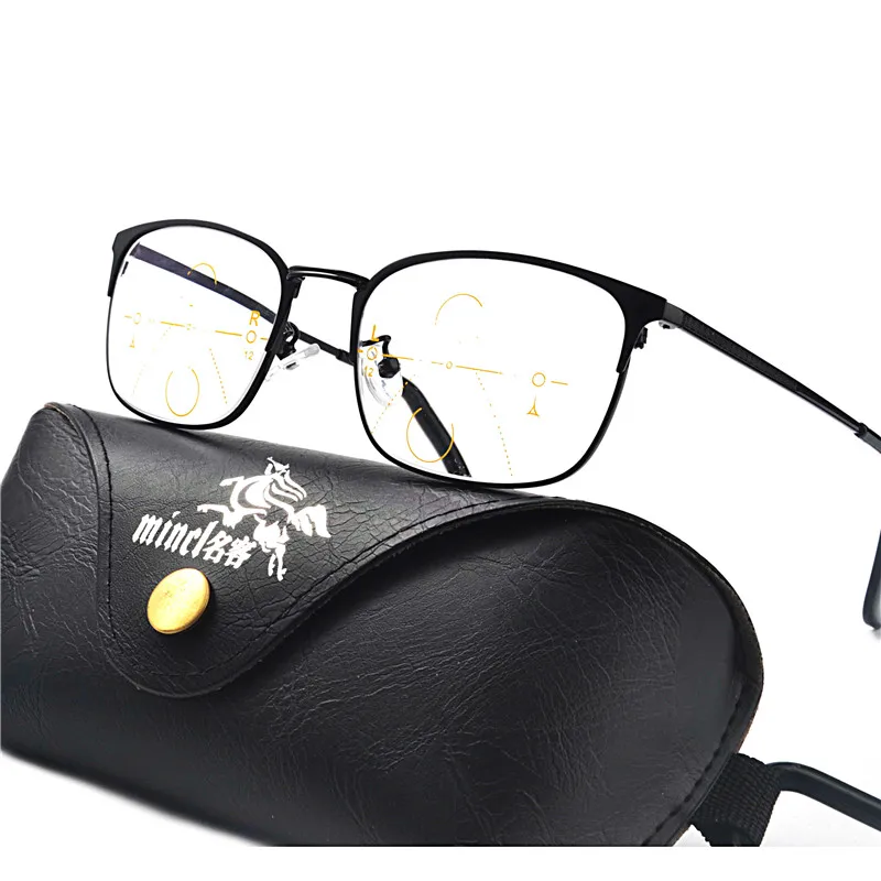 

Transition Photochromic Progressive Multi Focus Reading Glasses No Line Gradual +Rx Farsighted Sunglasses 0 to +4.0 FML