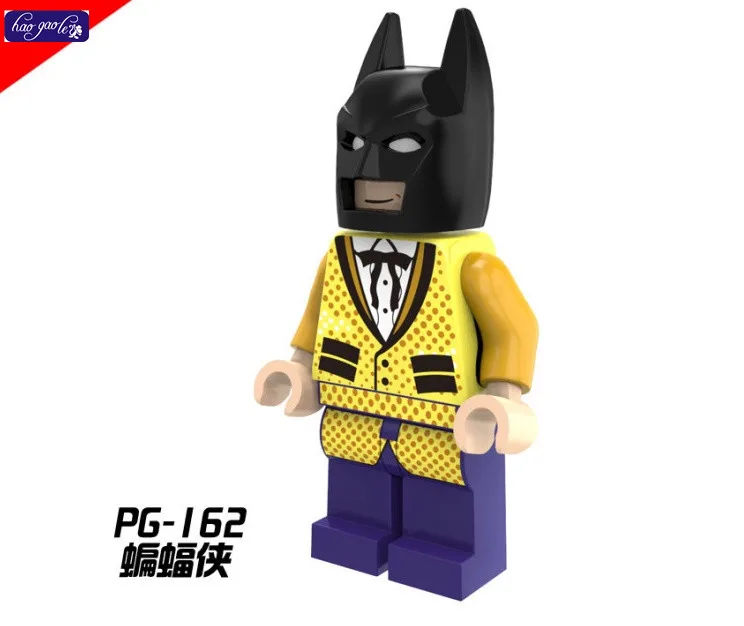 

haogaole 50pcs/lot PG162 Evil Penguin Crafty Face Bad Guy DC Super Heroes Movie Batman 70909 Bricks DIY Toys Children PG8045