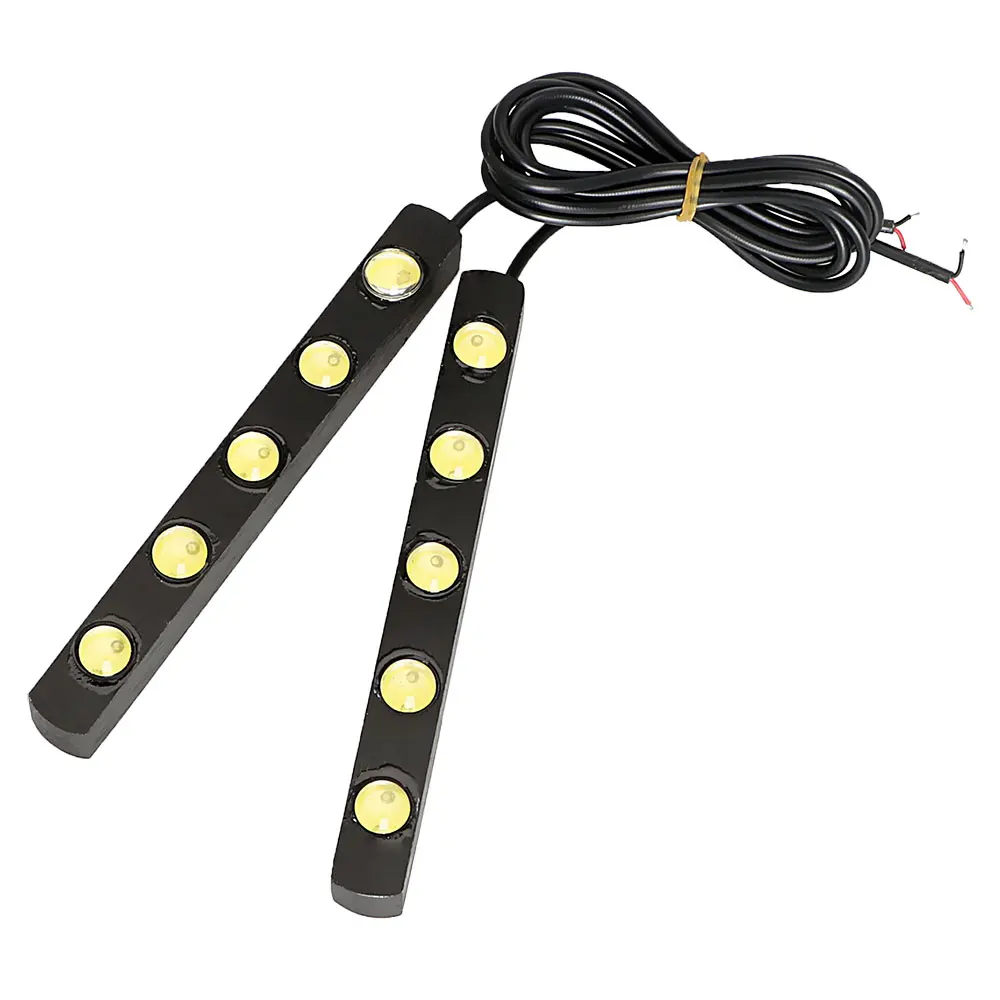 

2pcs LED Daytime Running Light Car DRL Auto Driving Lamp Day Light Parking Reverse Lamp Lens Eagle Eye Bar Car-styling