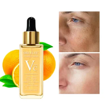 

40ML Natural Vitamin C Hyaluronic Whitening Serum Dark Spots Repair Face Anti Wrinkle Firming Essence Liquid P1