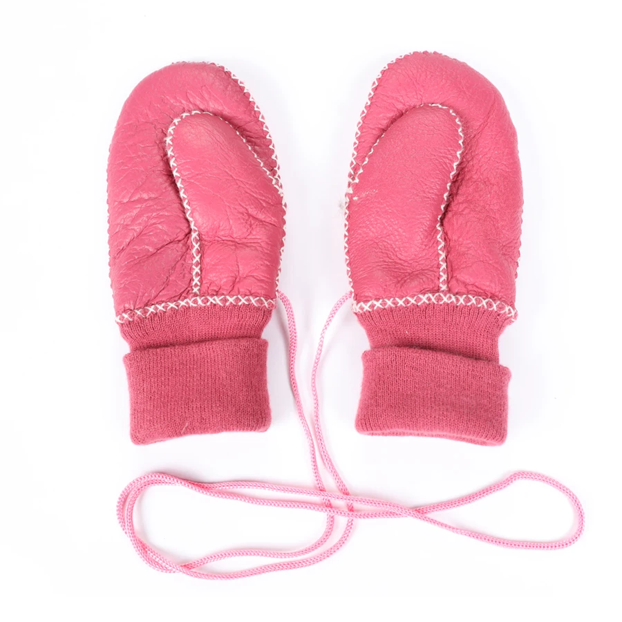 Children's leather gloves unisex warm fashion and easy to carry.in Men