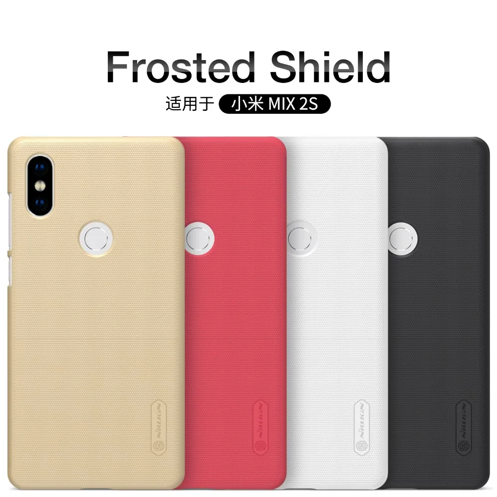 

For xiaomi mix 2s case cover NILLKIN Super Frosted Shield Hard Back Cover case with screen protector For xiaomi mix 2 phone bags