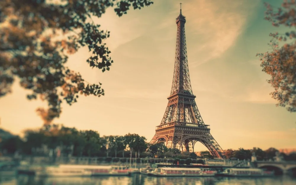 Christmas Decorations Custom Eiffel Tower Poster Room Decor