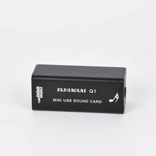 HiFi Звуковая карта компьютер USB внешний DAC аудио декодер качество звука хорошее Q1