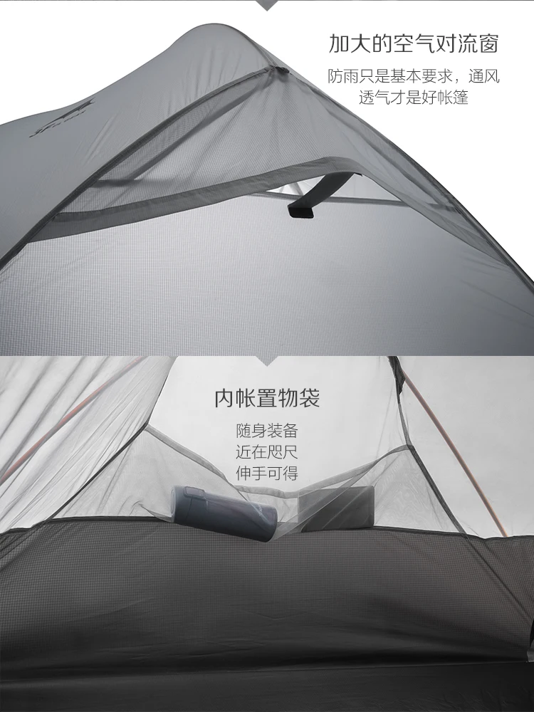Barraca de Acampamento ao ar Barracas à Prova Engrenagem Pessoa 4 Temporada 15d Livre Ultraleve Caminhadas Mochila Caça Dwaterproof Água Revestimento 3f ul 2 8 3f ul engrenagem 2 pessoa 4 temporada