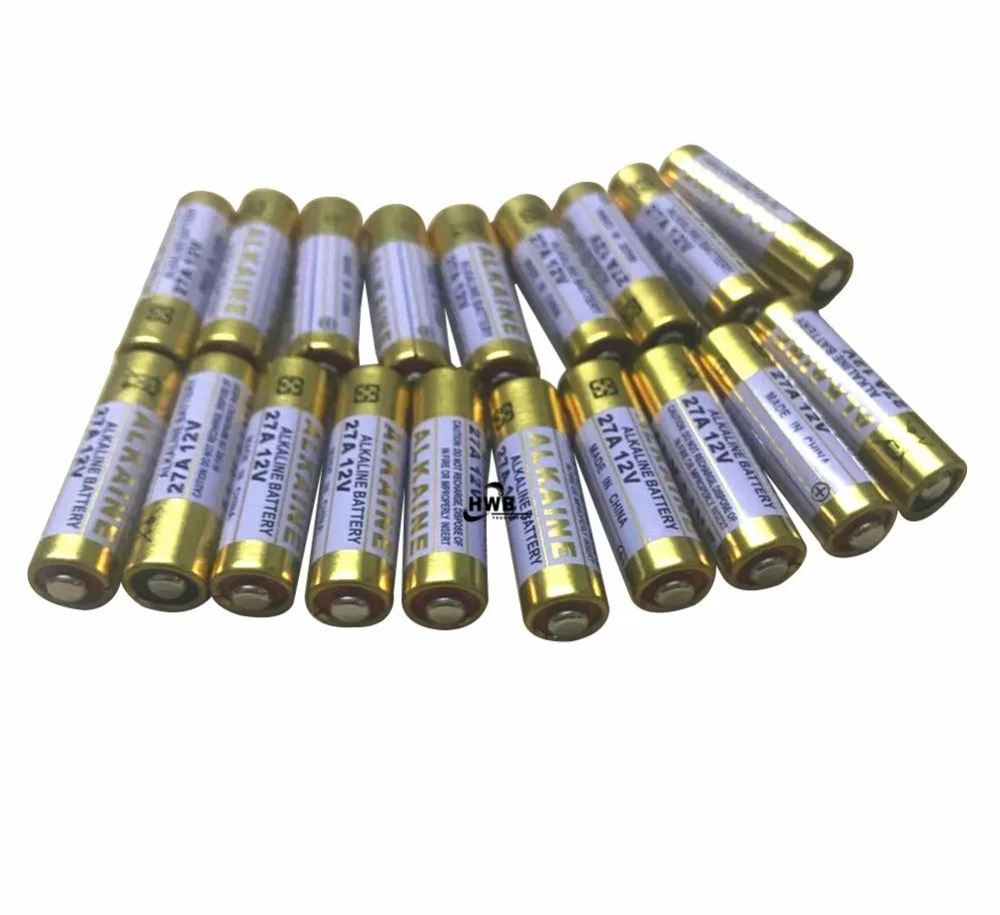 

20PCS 27A 12V dry alkaline battery 27AE 27MN A27 for doorbell,car alarm,walkman,car remote control etc