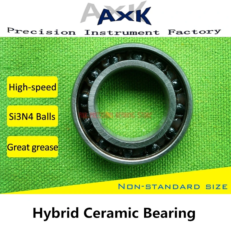 163110 Hybrid ceramiczne łożyska 16x31x10mm ABEC-1 (1 PC) rowerów na dole wsporniki i części zamienne 163110RS Si3N4 łożyska kulkowe 163110-2RS