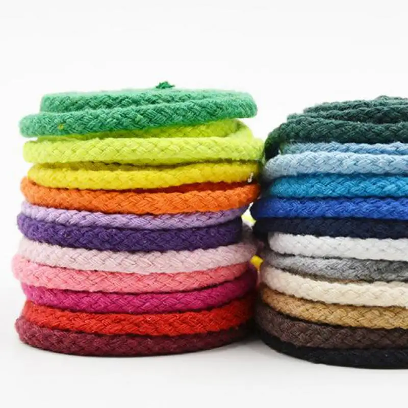 5 метров длина ремесло декоративный витой шнур мм толстый хлопковый шнурок