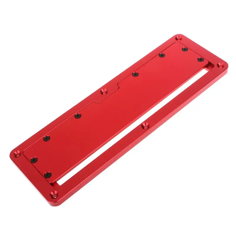 Electric Circular Table Saw Flip Cover Plate Flip-Floor Adjustable Aluminium Insert Plates For DIY Woodworking Tool