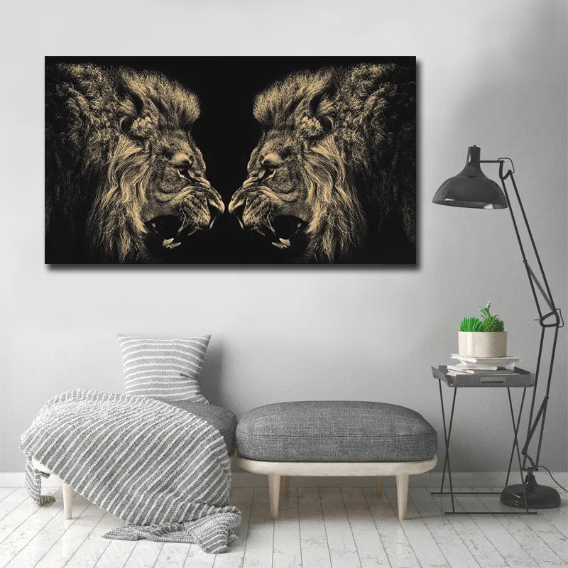 

Abstract Animal Canvas Art Print Poster,Modern Printed Canvas Painting,Custom Wall Art Pictures,Cuadros Decoracion Salon unframe
