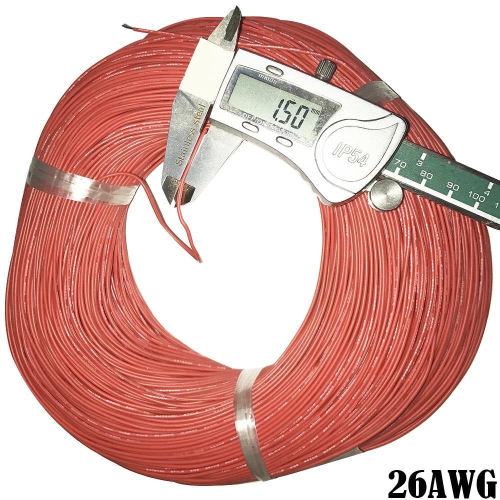Силиконовый провод 10 метров ультрагибкая испытательная линия 22AWG 24AWG 26AWG 28AWG 30AWG