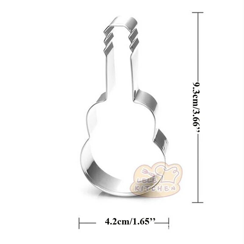 Музыкальные ноты фортепиано гитара скрипка металлический резак для печенья вечерние формы для печенья высечки помадки украшения торта Кондитерские украшения формы для хлеба
