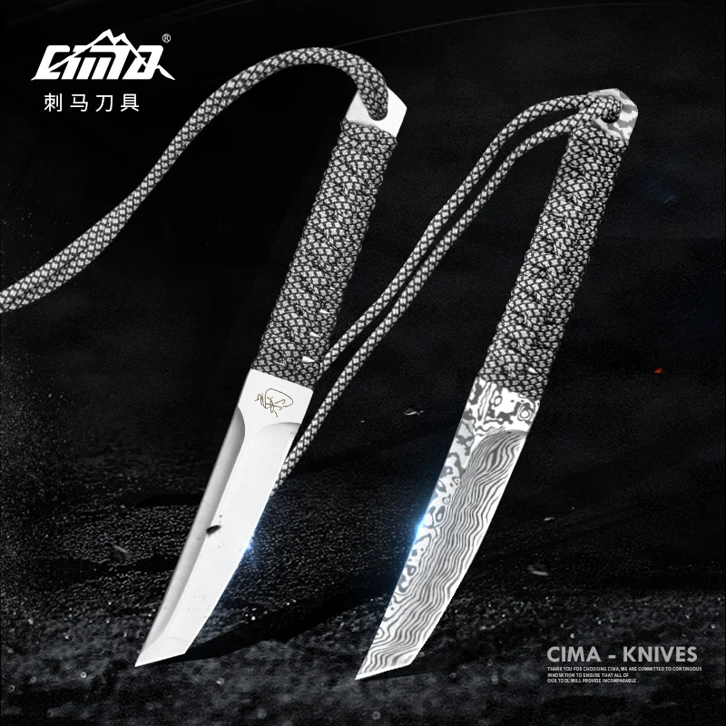 Нож CIMA с фиксированным лезвием острое лезвие|fixed blade|full tangsharp blade |