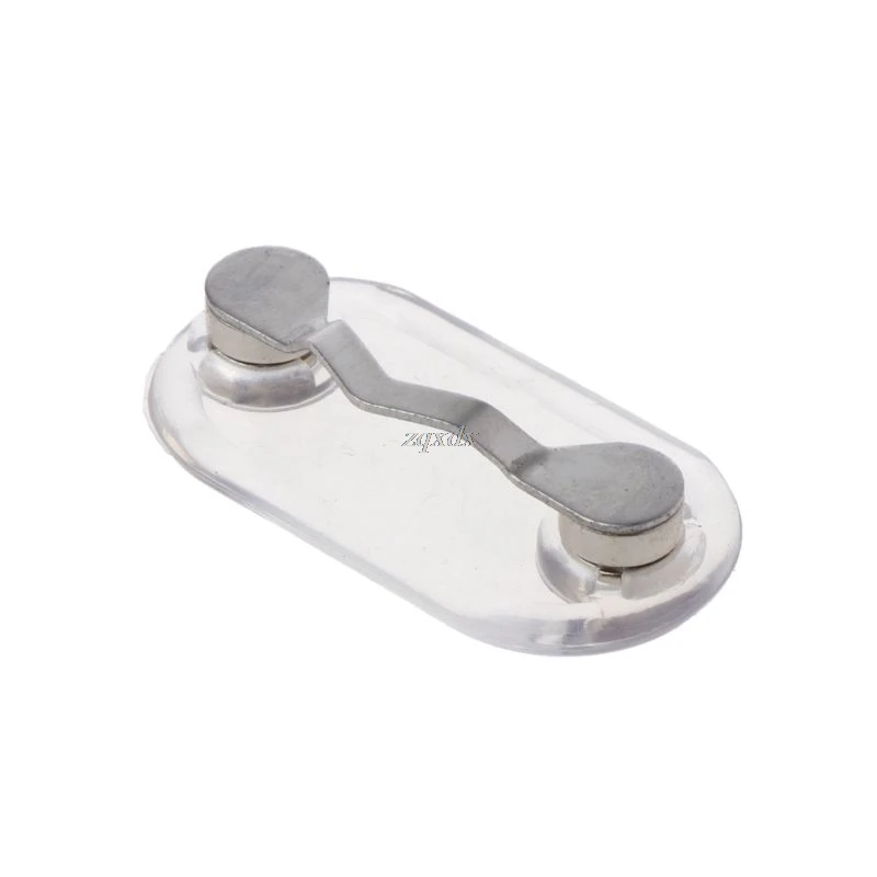 

1 Pc Magnetic Stainless Steel Eyeglass Holder Eyewear Holder Safety Brooch For Reader