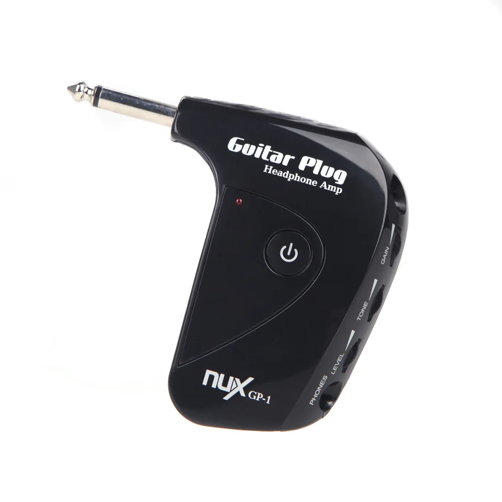NUX GP-1 портативный усилитель для электрогитары мини усилитель для наушников Встроенный эффект искажений высокое качество гитарные части