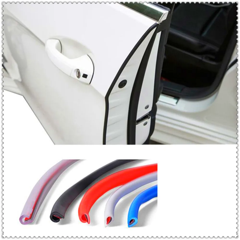 

Car Door Scratch Protector Edge Guard Cover Crash Bar Anti Collision Strip for ford SVT Reflex Freestar F150 Crown BF 4-Trac