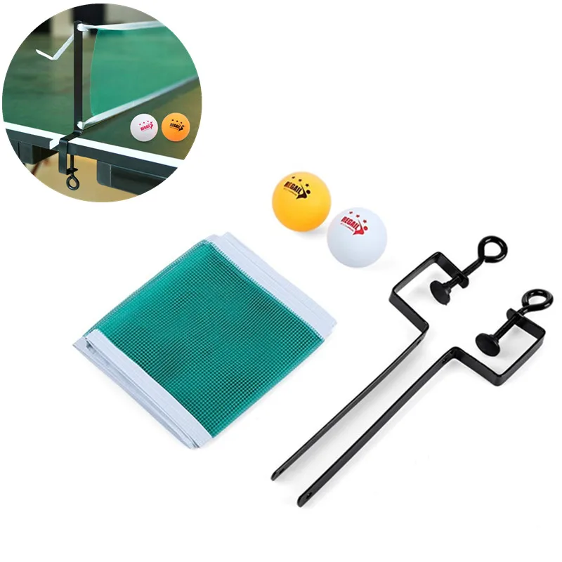 

Portable Table Tennis Net Set Ping Pong Ball Fix Equipment Table Tennis Ball Training Accessories
