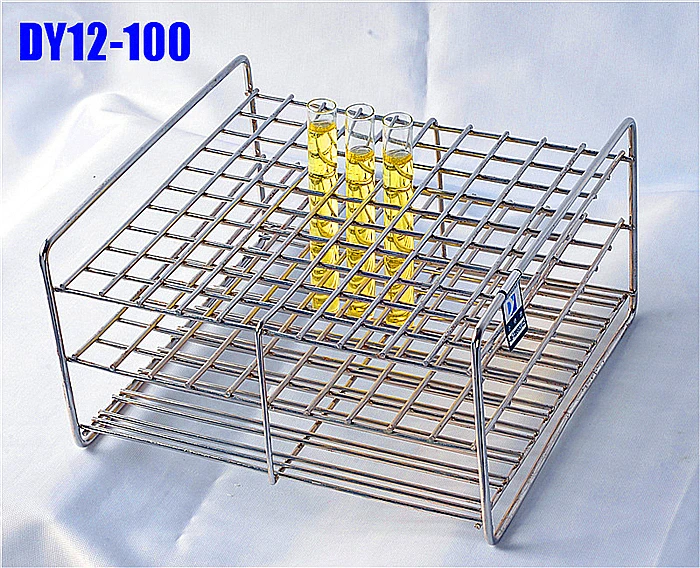 Stainless Steel Wire Test Tube Rack 100 Holes Dia.13.5mm High Quality