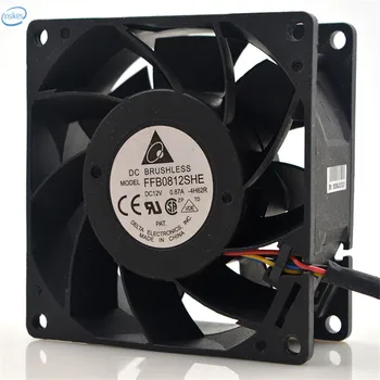 

Original FFB0812SHE Computer Blower Cooling Fan DC 12V 0.87A 8038 80*80*38mm 4900RPM 4 Wires