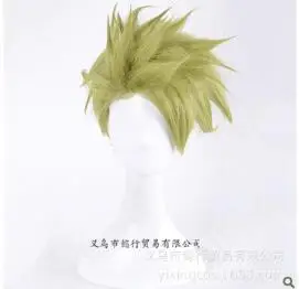 Fate/Apocrypha Achilles золотисто зеленый ретроциферблат день взрыв короткие волосы