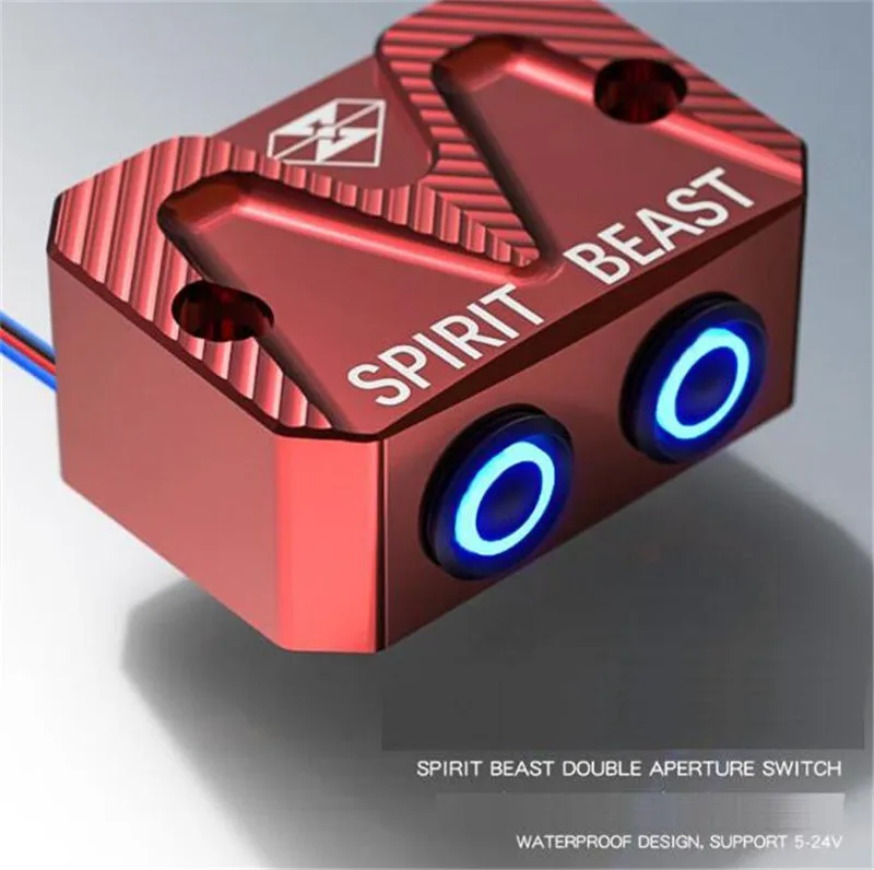 

SPIRIT BEAST CB190 Headlight Switch Pump Cover Motobike Decoration 150NK Multi-Function Motorcycle Waterproof Power Switch