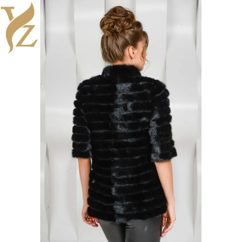 Fourrure De Réel Doux 2018 Pour Personnalisés Taille Femelle Unique Femmes Vêtements Chaud D'hiver Black Naturelle Vison Manteaux Design Manteau fx4qxSX