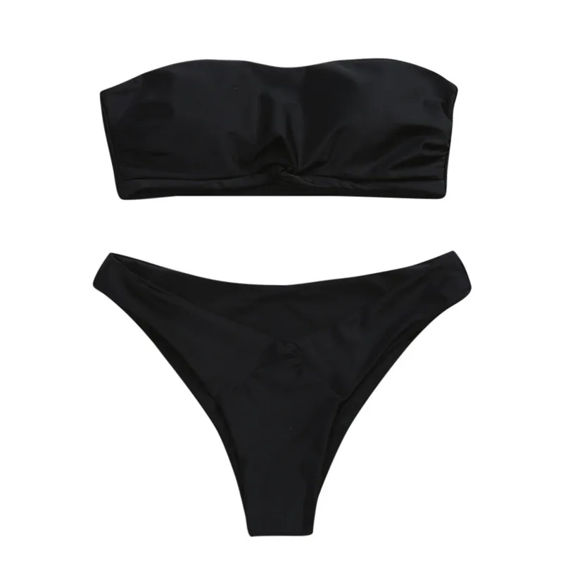 Wrapped Chest Swimsuit One Piece Swimsuit Low Waist Bikin Set Sexy Swimwear Push-Up Swimsuit Fused Bathing suit Beachwear J21 (23)