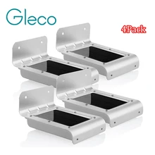 4 шт./лот светодиодный солнечный датчик светильник 16 Светодиодный s Открытый беспроводной солнечной энергии PIR датчик движения светильник/настенный светильник/охранный светильник s