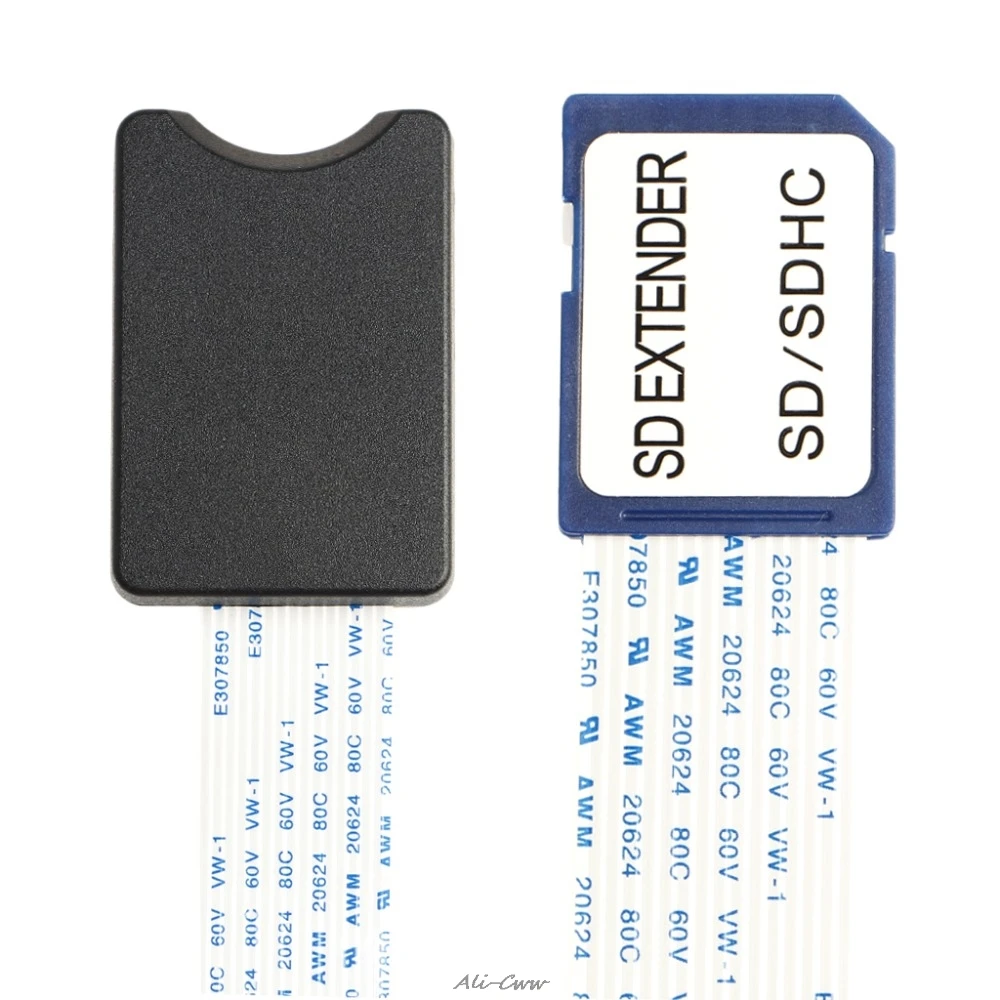 

SD SDHC SDXC Card Male To Female SD Flexible Card Extension Adapter Cable Extender For TV Phone GPS Car DVR Camera 48/60cm